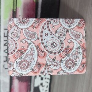 Pink Paisley Compact Mirror
